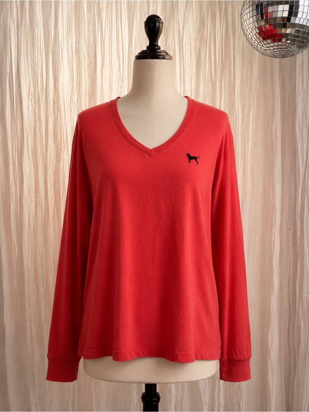 Never worn: The Black Dog V-Neck Long-Sleeve Top